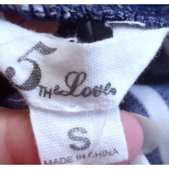 5th & LOVE NAVY & WHITE STRIPE DRESS SZ.S EUC - Picture 5 of 6